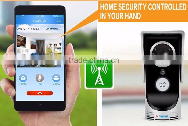 Full Duplex Audio Video Door Phone Door Bell Monitoring Outdoor Bell Wireless Smart IP doorbell