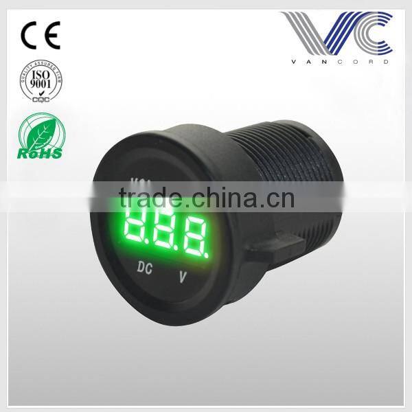 LED Panel Meter Digital Voltmeter DC 0-30V with USB connecting waterproof