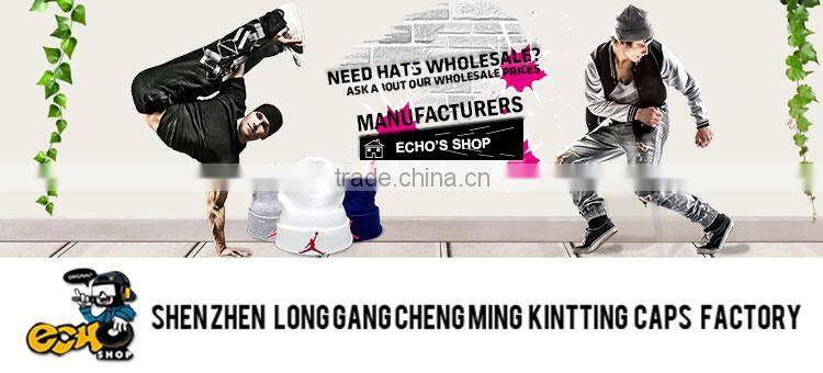 Custom Knitted Acrylic Beanie Hat With Embroidery labels