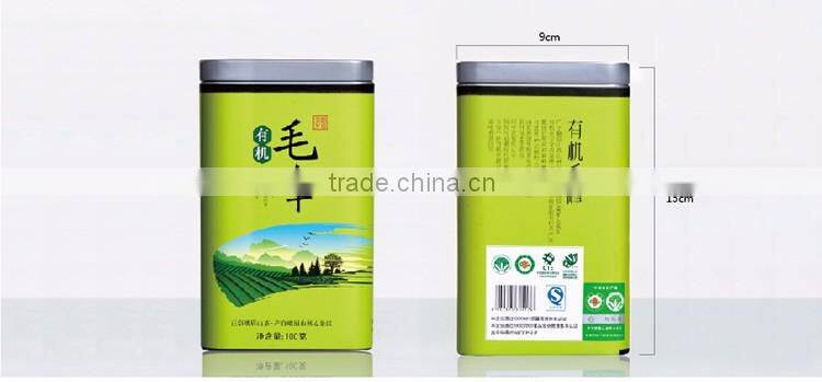 Tea room supplies wholesale fat removal tin box afternoon stand organic green tea