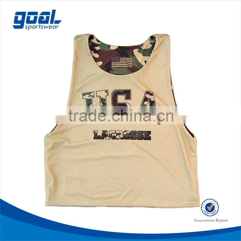 China manufactory high quality custom made lacrosse jersey