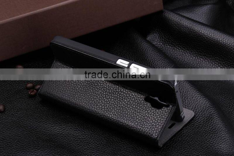 Superb Quality Leather Incoming Calls Filp Case for Xiaomi 4