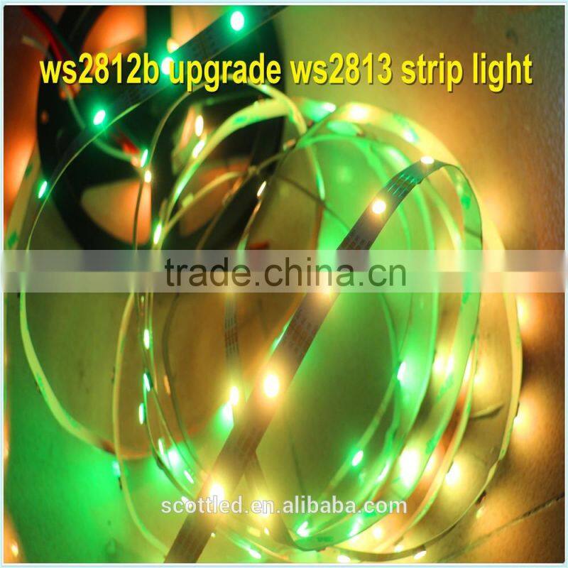 ws2812b upgrade ws2813 led strip light with 30leds/m damaged 1pcs led don't effect all led working on same time New Items