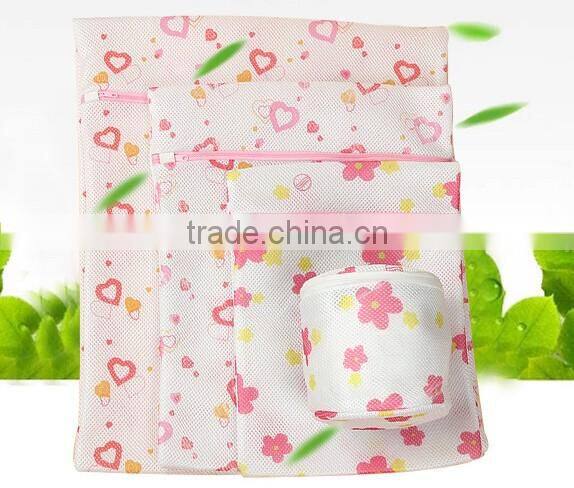 YIWU RODA 100% polyester sandwich printed thicken washing bag