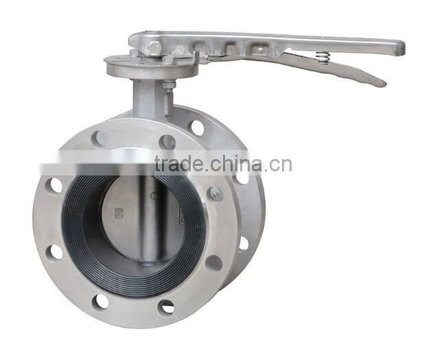 150lb 300lb butterflay valve in flange type professional for water
