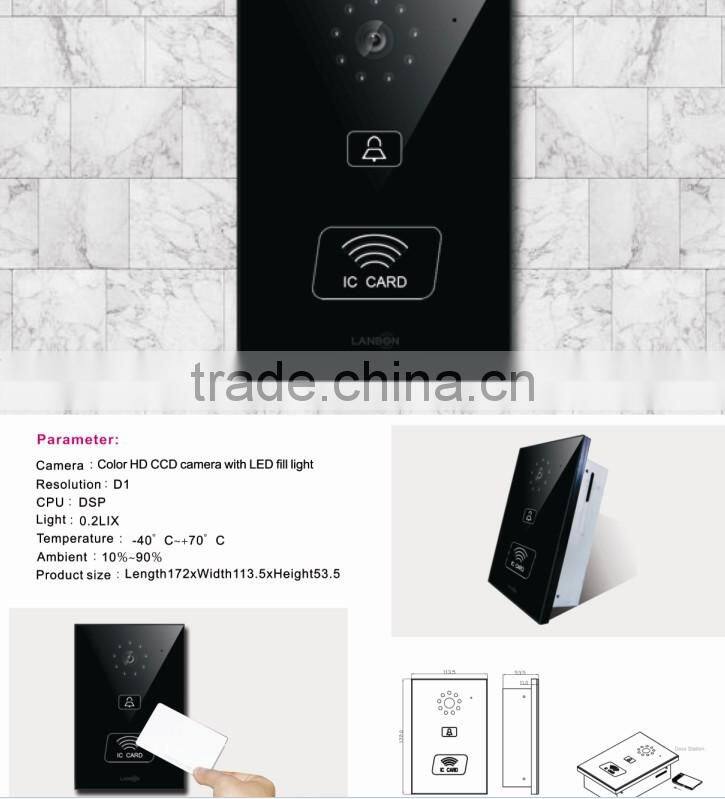Digital wireless video door phone