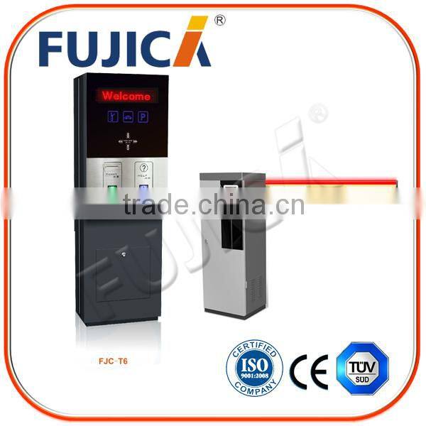FUJICA car parking system with barrier gate for residents use