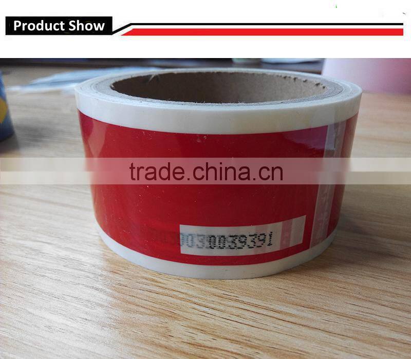 Total transfer tamper evident VOID sealing tape custom printed tape