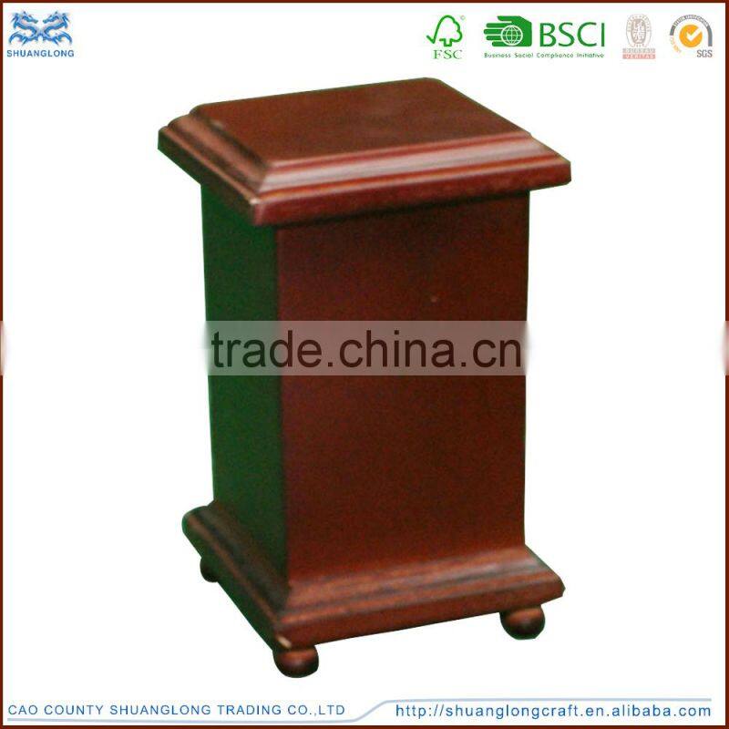 China factory supplier solid wooden cremation urn ,wooden urn for ashes