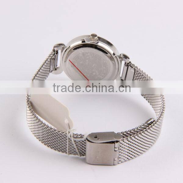 Stainless steel band trend design quartz watch