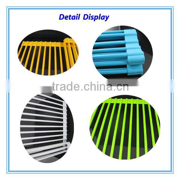 Up cushion collapsible roll up dish rack drying