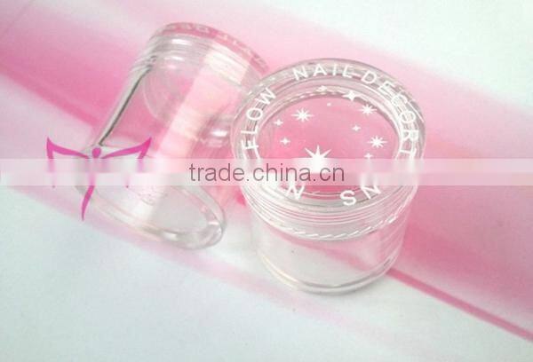Wholesale small 10g plastic nail container with star OEM/ODM