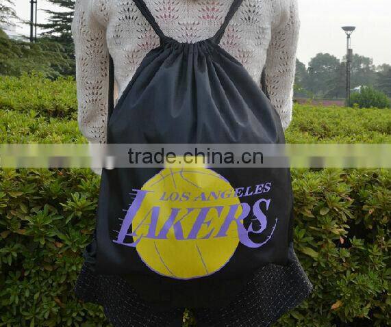 Promotional Custom logo Drawstring Backpack Bag