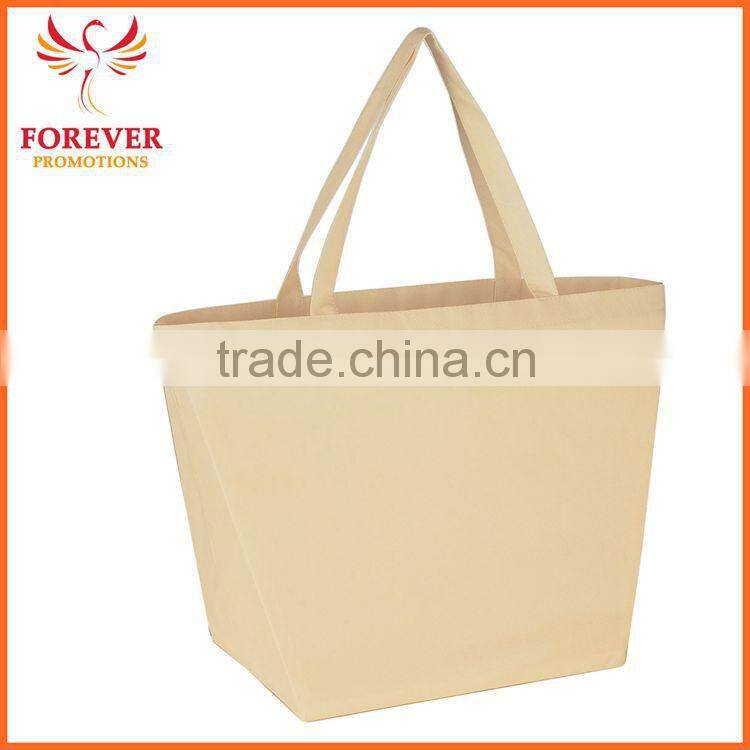 Custom Logo Printed Shopping Tote Recyclable Budget Reusable Green Non-woven Tote Shopping Bag
