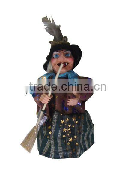 Electrical Halloween Witch Figurine New toy