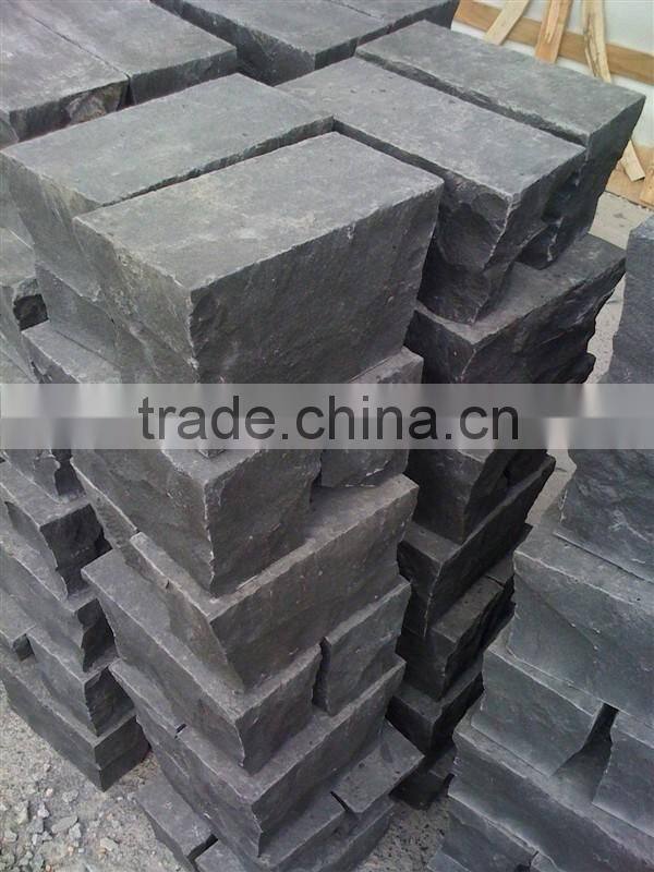 ZP black chinese black granite for paving