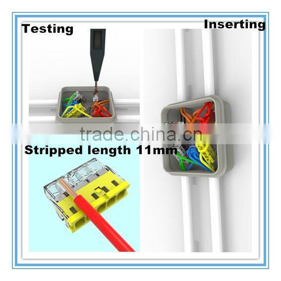 FREE Sample 2273 series wago low voltage wire connectors for lighting fixtures