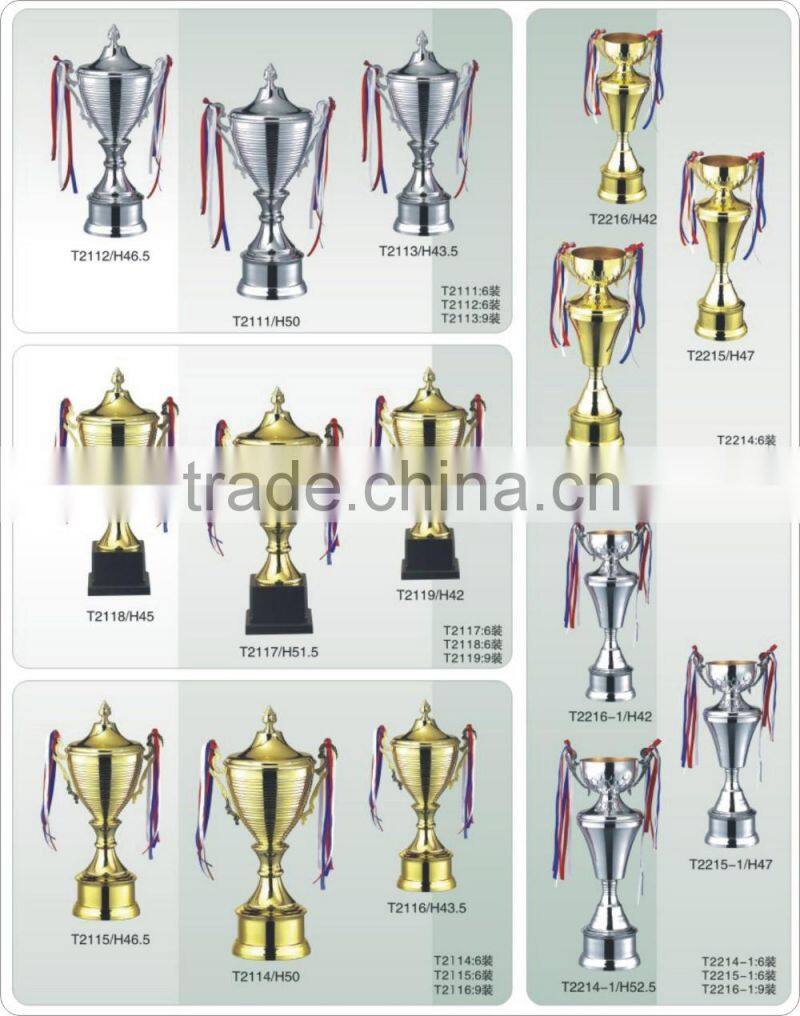 Plastic base silver ball sport competition awards 601 gold trophy