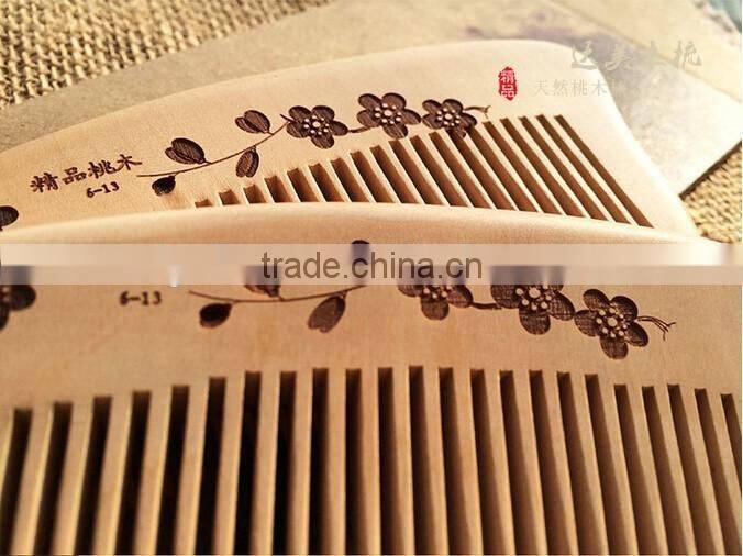 Personalized hair comb wholesale, custom curve handle hot pocket comb
