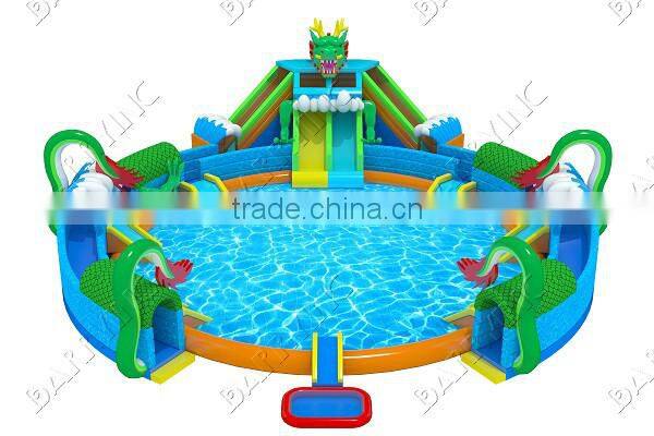 China best price for backyard inflatable water park for kids