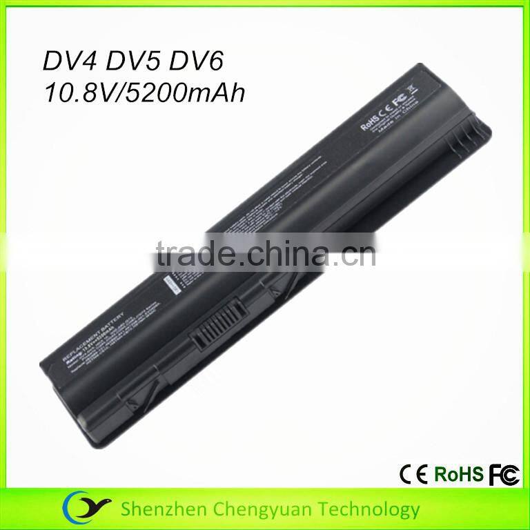 10.8v 5200mAh replacement 6cell DV4 laptop batterry For HP DV5 DV6 CQ40 CQ45