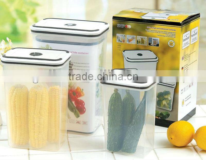 6pcs plastic food stacked container GL9010-B