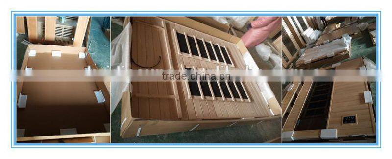 wooden hemlock infrared outdoor sauna for sale