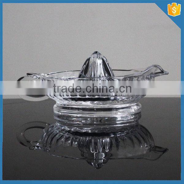 LXHY-J009 no electricity slow juicer hand press juicer Crystal Glass manual fruit citrus lemon juicer