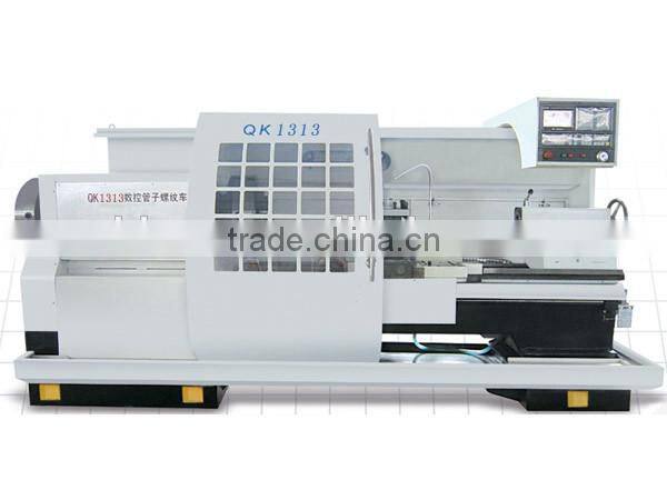 CNC Pipe Threading and Finishing Lathe Machine QK1313