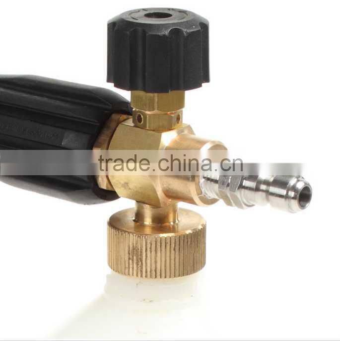 Brass snow foam spray with 1"4 in connector for washing cars motorcycles