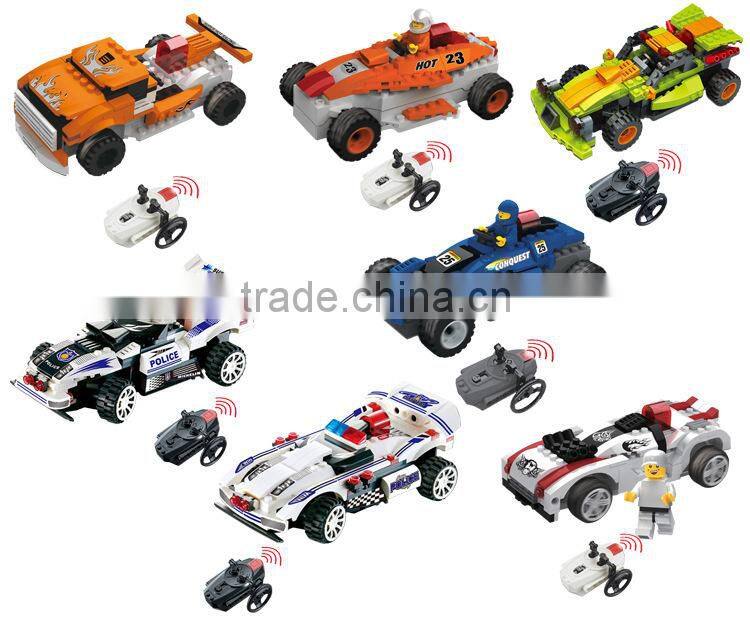 Children intelligence toys building blocks racing car,remote control car,building blocks toys