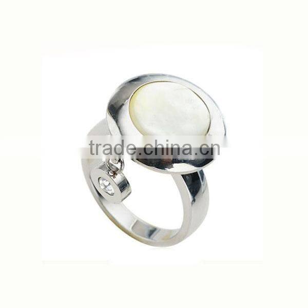 New design Fashion 316L stainless steel Heart shaped Ring LR9448
