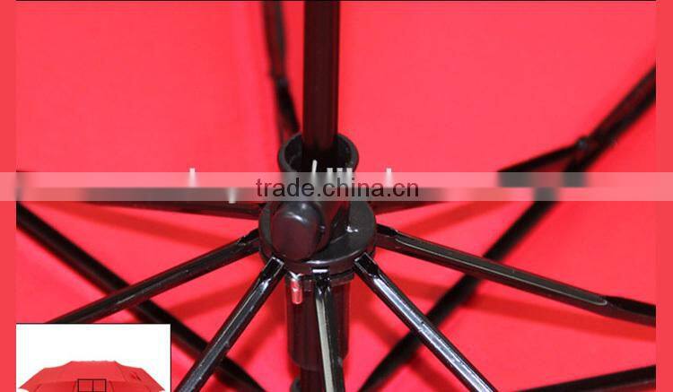 21"*8K Ultralight 3 Folding Rain Sun Umbrella