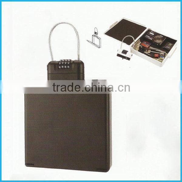 Ibox portable storage box beach safe box seuciry anti-thelft case for TABLET with combination lock lanyard