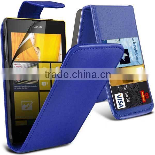 Wholesale Soft Protective Cover Smart Phone PU Case for Nokia Lumia 520 525