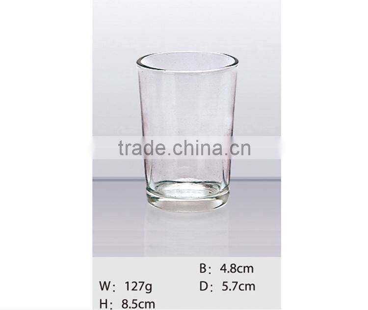 classic glassware, glass cup with fire polished, tableware