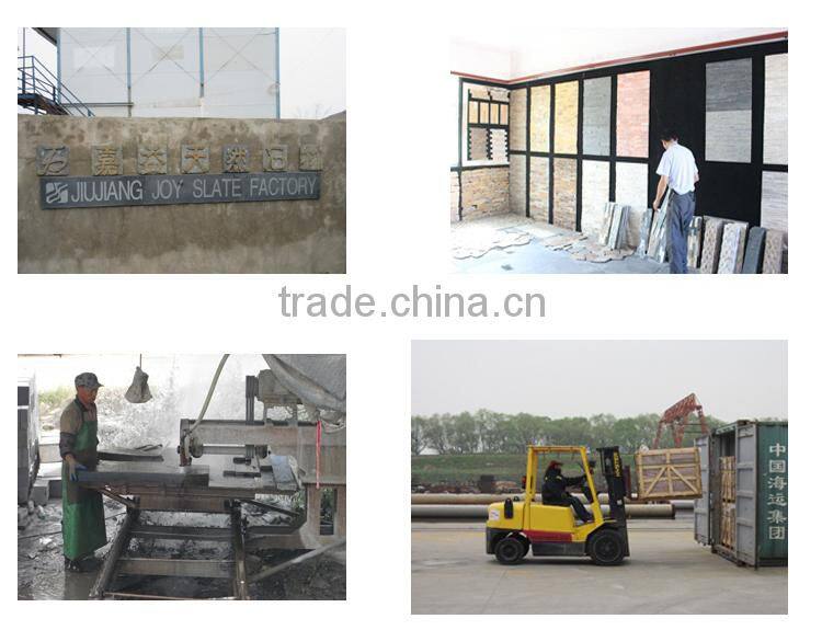 Hot sale square shape natural slate black dinner mat wine cup pad