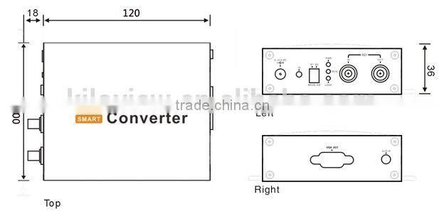 SDI TO VGA CONVERTER USD IN VIDEO CONFERENCE