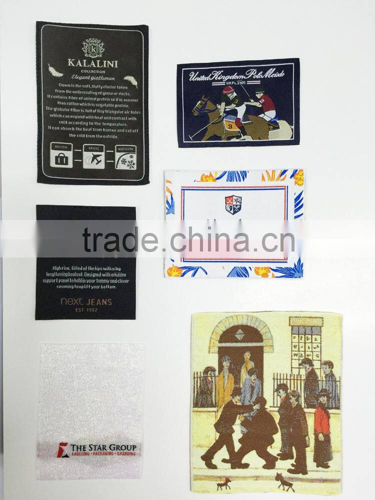Hot Sale Custom Garment Safty Performance Woven Label for Clothing