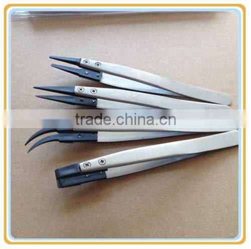 ST-15 Curve Tip Precision Stainless Steel Tweezers