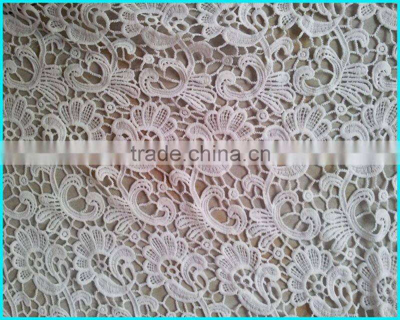 floral african lace fabrics for wedding dress