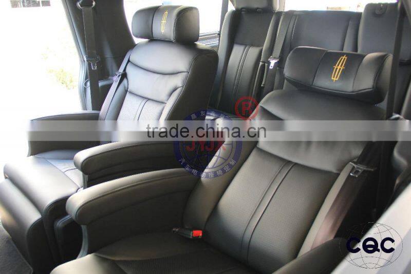 Lincoln Navigator pilot electric chair modification Lincoln navigator interior refitting middle seat electric