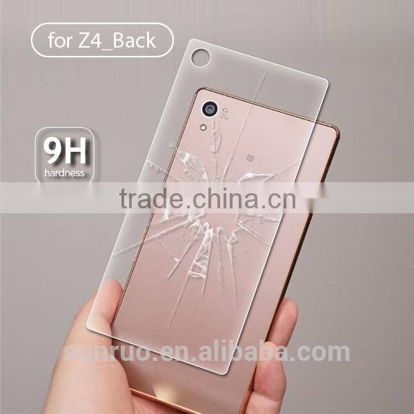 2015 Alibaba Gold supplier 9h 0.33mm tempered glass screen protector for sony Z4