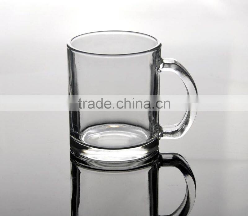 clear straight shape tea beer mug