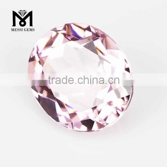 New Loose Gemstones Pink 44# Oval Cut 12 x 14 nanosital
