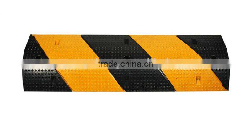 Road Safety Reflective Rubber Speed Humps / sleeping policeman