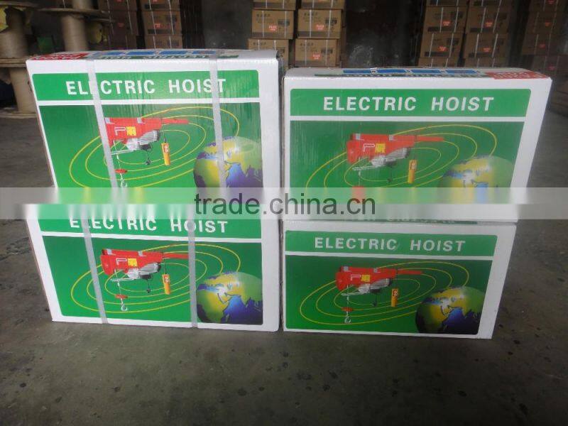 Portable 220v PA type small 250kg electric hoist