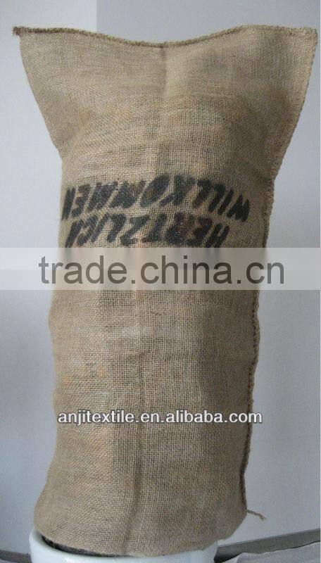natural jute fabric/hot printed burlap ribbon