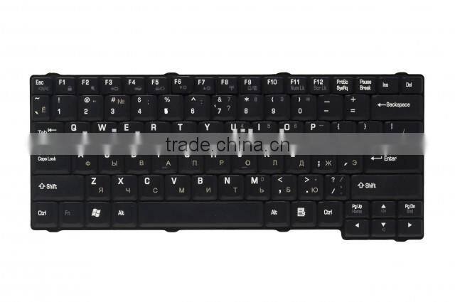 Black RU Layout Laptop Keyboard for LW60 RU in Black Color