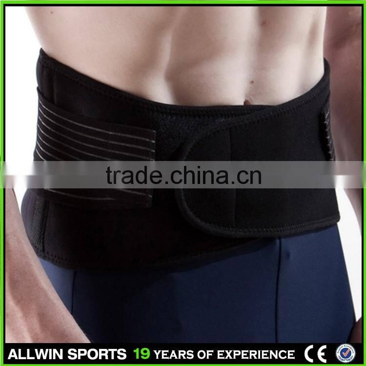 Wholesale belt with high quality lumbar belt waist support lower back brace for back spine pain,adjustable slimming belt